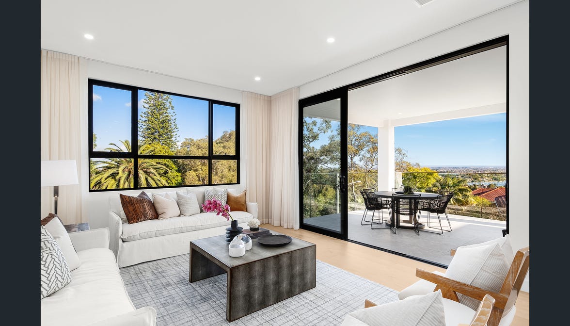 Living areas at the Greenwich project, conditioned by Rinnai ducted air conditioning
