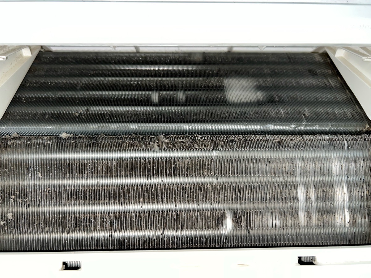 Dirty Air Conditioner Coil