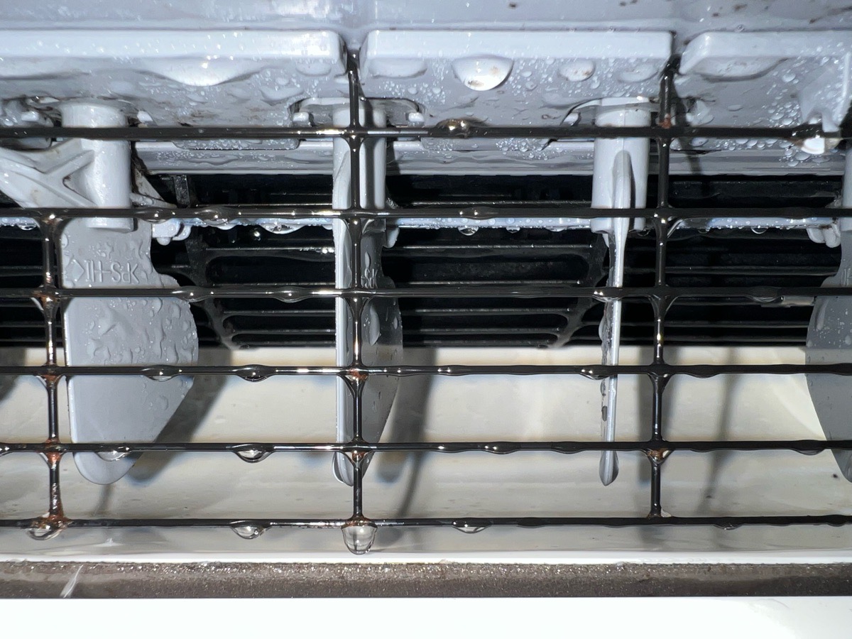 Mould & Bacteria cleaned from Air Conditioner 