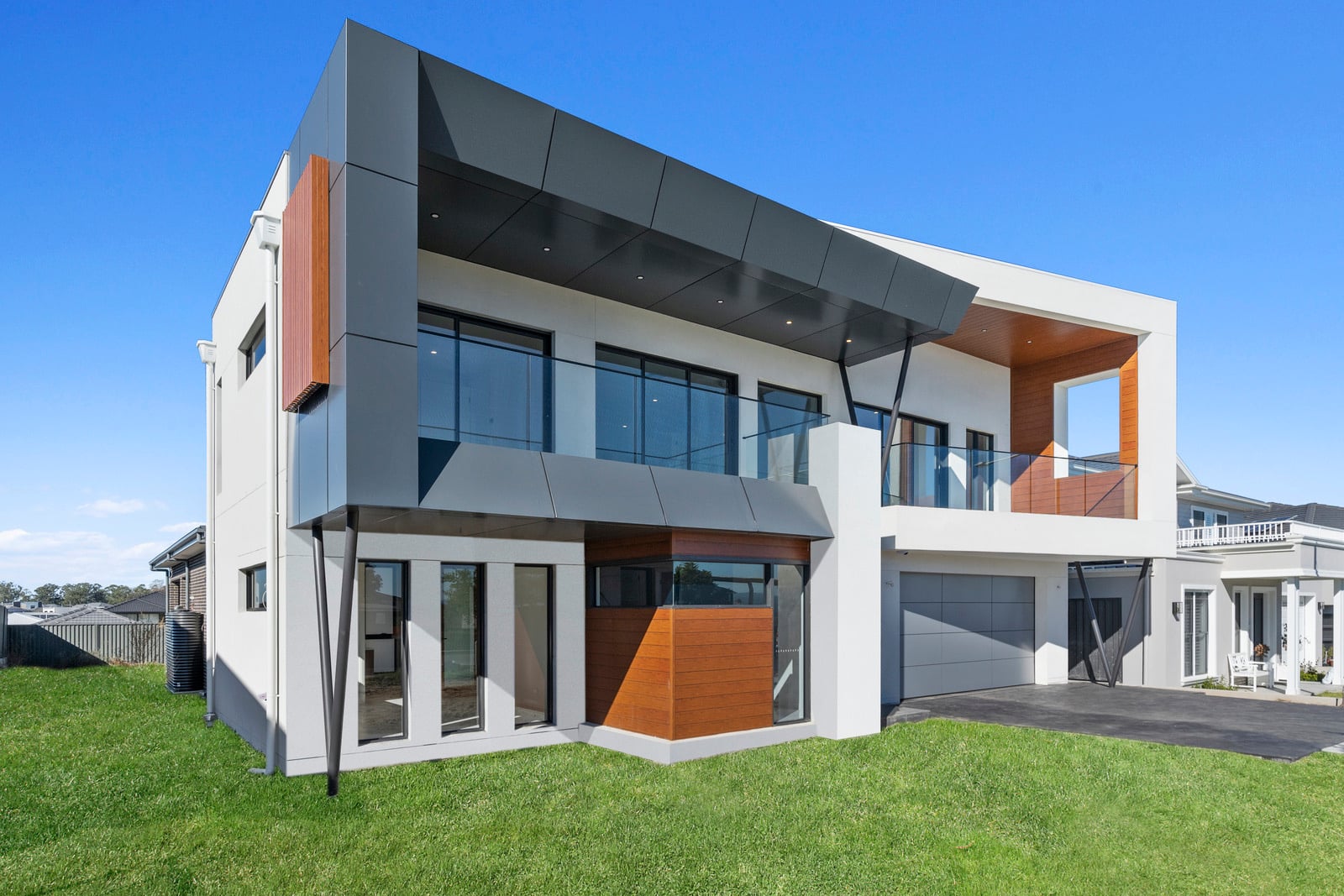 Rear exterior of the Logico Homes residence at Oran Park
